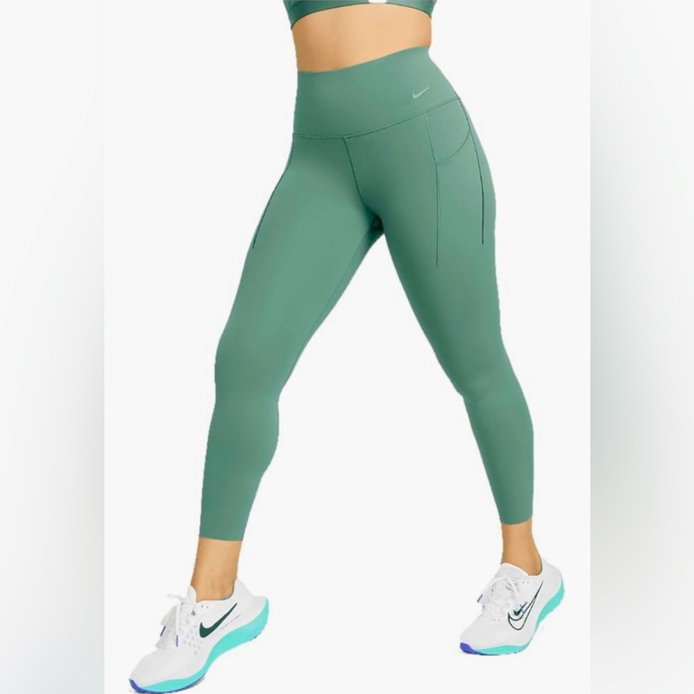 Nike NWT Universa Women's High Rise 7/8 Leggings with Pockets Bicoastal Size S
